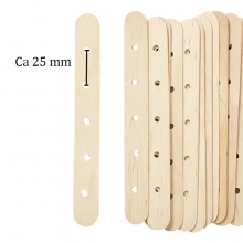 Konstruktionspinnar - Natur - 1,8x15 cm - 20 st