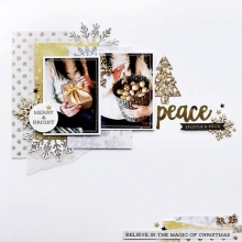 Papper Kaisercraft Glisten Foil Collection Incandescent Scrapbooking
