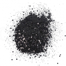 Cosmic Shimmer Glitter Bitz 25 ml Black Onyx Bladguld