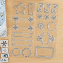 Glitter Stickers Dovercraft Magic & Sparkle Frames Julklistermärken