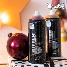 Montana Effect Sprayfärg Glitter X-mas Red