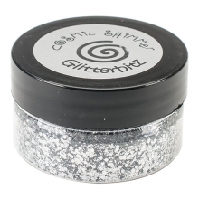 Cosmic Shimmer Glitter Bitz 25 ml - Silver Chrome