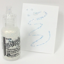 Glitterlim Stickles Ranger Icicle till scrapbooking, pyssel och hobby