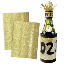 Glitter Papper A4 Champagne 200 g Kort Kuvert Bröllop Kärlek