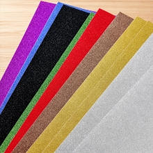 Självhäftande Glitterpapper A4 - Mixade Färger - 10 ark - 150 g