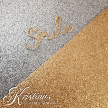 Glitterpapper Självhäftande Pyssel hobby Scrapbooking