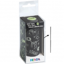 Dekorationstejp - Glow in the Dark - Dino - Heyda