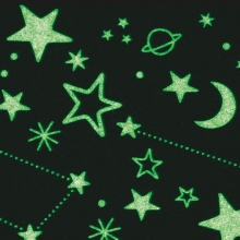 Dekorationstejp - Glow in the Dark - Stars - Heyda