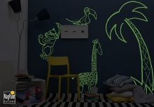 Glow in the Dark MagPaint Självlysande Färg 250 ml
