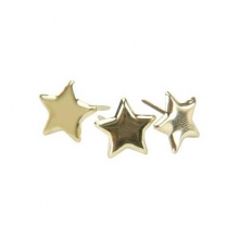 Brads 50 st Gold Stars - 15 mm