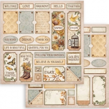 Paper Pad 8x8 Stamperia - Golden Harmony