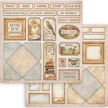 Paper Pad 8x8 Stamperia - Golden Harmony