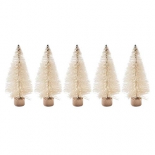 Tim Holtz Woodlands Mini Trees 5 st Ivory