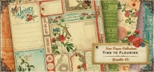 Paper Pad 8”x8” Time To Flourish Graphic45 Graphic 45