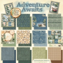 Paper Pad 12x12 Tum - Adventure Awaits - Graphic 45