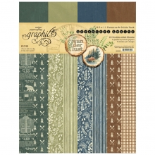 Paper Pack 8,5x11 Tum - Adventure Awaits Patterns & Solids - Graphic 45