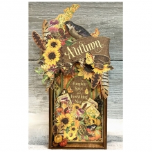 Seasons Chipboard Die-Cuts 6´X12´ Sheet Graphic 45