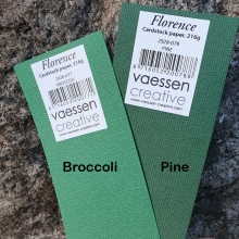 Cardstock Florence Canvas Broccoli 12"x12"