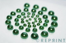 Självhäftande halvpärlor - Pearls 50 st - Green