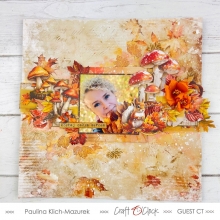 Scrapbooking Papper Craft O Clock - Autumnaria Höstpapper