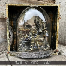 Miniatyr Halloween - Boneyard - Tim Holtz - 12 delar