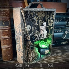 Miniatyr Halloween Skulls - Tim Holtz Döskallar - 10 delar