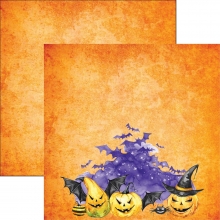 Paper Kit 12x12 Reminisce Watercolor Halloween
