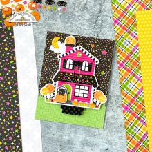Halloween Pyssel Scrapbooking Craft Hey Pumpkin - Doodlebug