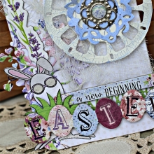 Papper Bo Bunny Secret Garden Arbor Scrapbooking