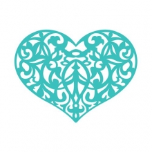 Ultimate Craft Dies Ornate Heart Dekorationer DIY