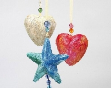 Frigolit Figur Hjärta 6 cm 50 st figurer