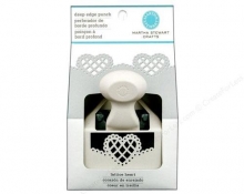 Stans Lattice Heart Deep Edge Punch Martha Stewart Julpyssel