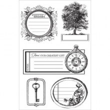 Clearstamps Kaisercraft Heirloom Silkonstämpel