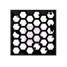 Schablon 6.5”x7” Prima Mask Hexagon Grunge Stencil