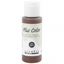 Akrylfärg PLUS Color 60 ml Chocolate Hobbyfärg