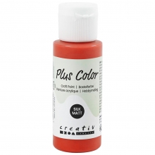 Akrylfärg PLUS Color 60 ml Brilliant red / Orange Hobbyfärg