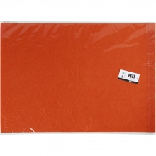 Hobbyfilt - 42x60 cm - Orange - 1 ark