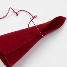 Julpyssel Filttyg Julfärger Filt Felt