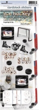 Cardstock Stickers Paper House Ice Hockey Klistermärken