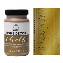 Home Decor Chalk Paint FolkArt Metallic Gold 236ml