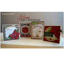 Stickers 12”x12” Kaisercraft Home For Christmas Scrapbooking Papper
