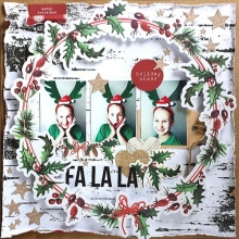 Stickers 12”x12” Kaisercraft Home For Christmas Scrapbooking Papper