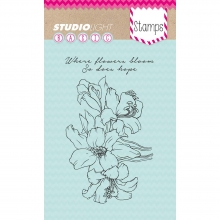 Clearstamps StudioLight Where Flowers Bloom So Does Hope Silkonstämpel