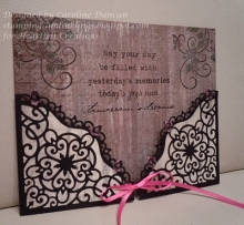 Die Heartfelt Creations Blossom Corner 3.75" To 4.25" Shaping Mold 3D Dies