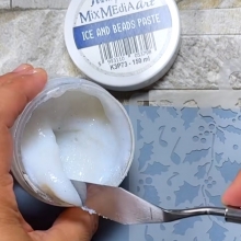 Ice and Beads Paste - 150ml - Stamperia - Dekorationssnö-pasta