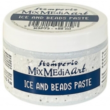 Ice and Beads Paste - 150ml - Stamperia - Dekorationssnö-pasta