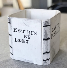 Krukgömma av gamla böcker DIY Inspiration