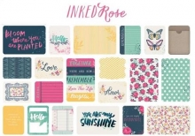 Inked Rose Albums Made Easy Journaling Cards Kit 100/Pkg D-Ring Album 12 Tum