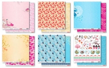 Paper Pad 12x12 ScrapBerrys Japanese Dreams 6 ark Scrapbooking Papper