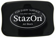 StazOn Stämpeldyna Jet Black Staz On till scrapbooking, pyssel och hobby